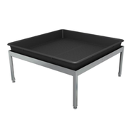 Metallrahmen Wachstisch / Stand für dänischen Tablett Stahl & Kunststoff