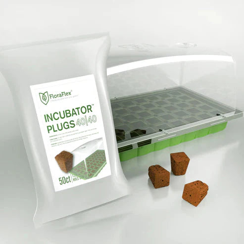 FloraFlex Keim- / Inkubator Set + 50 Kokosnuss-Stopfen